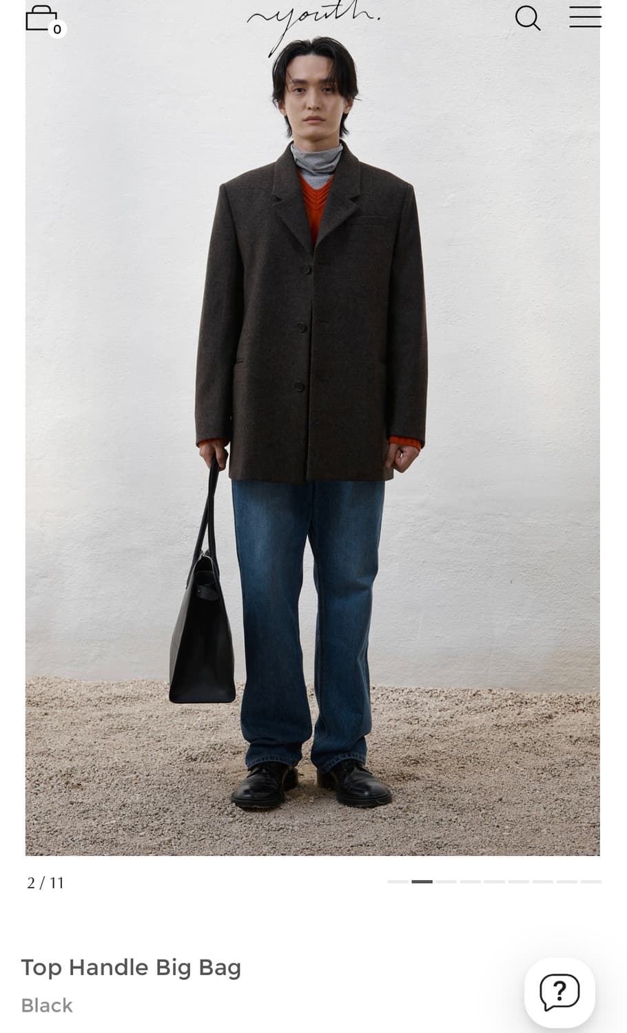 유스 탑 핸들 빅백 상품이미지5