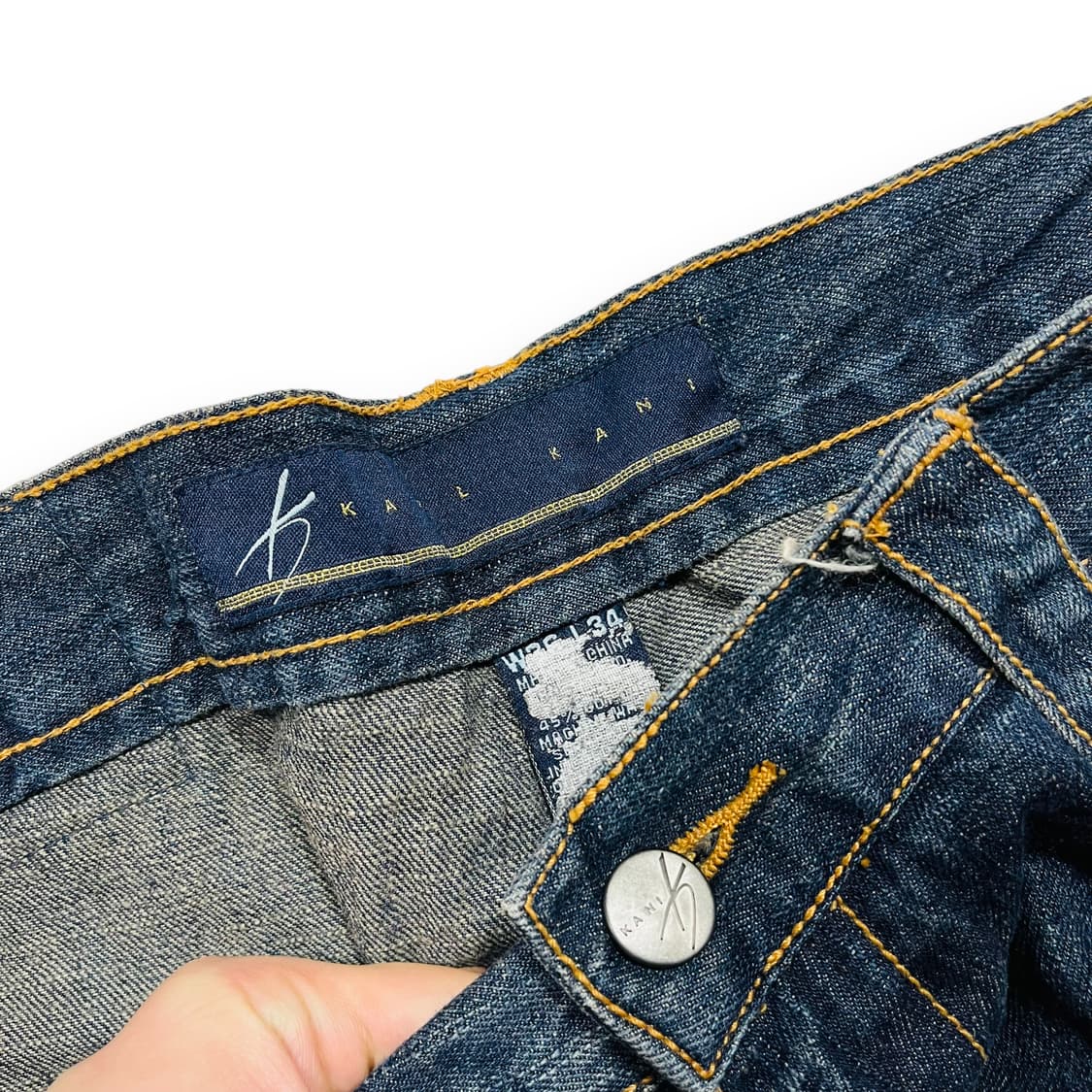 칼 카니 올드스쿨 빅로고 빈티지 데님 팬츠 상품이미지5