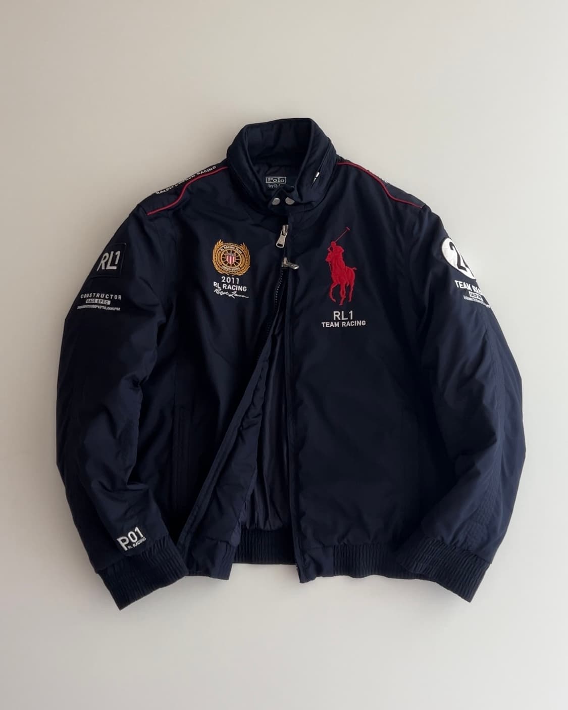 폴로 랄프로렌 레이싱 봄버 자켓 L 상품이미지1