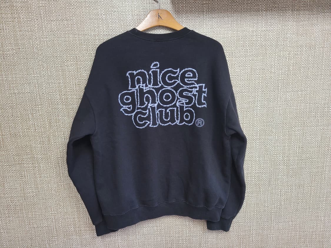 M사이즈 나이스고스트클럽 오버핏 맨투맨 상품이미지3