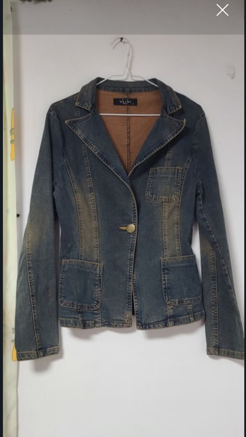 빈티지 데님 청자켓 L 상품이미지1