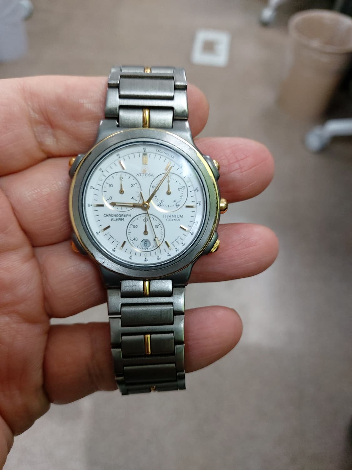 시티즌 아테사 티타늄 크로노그래프 시계 상품이미지1