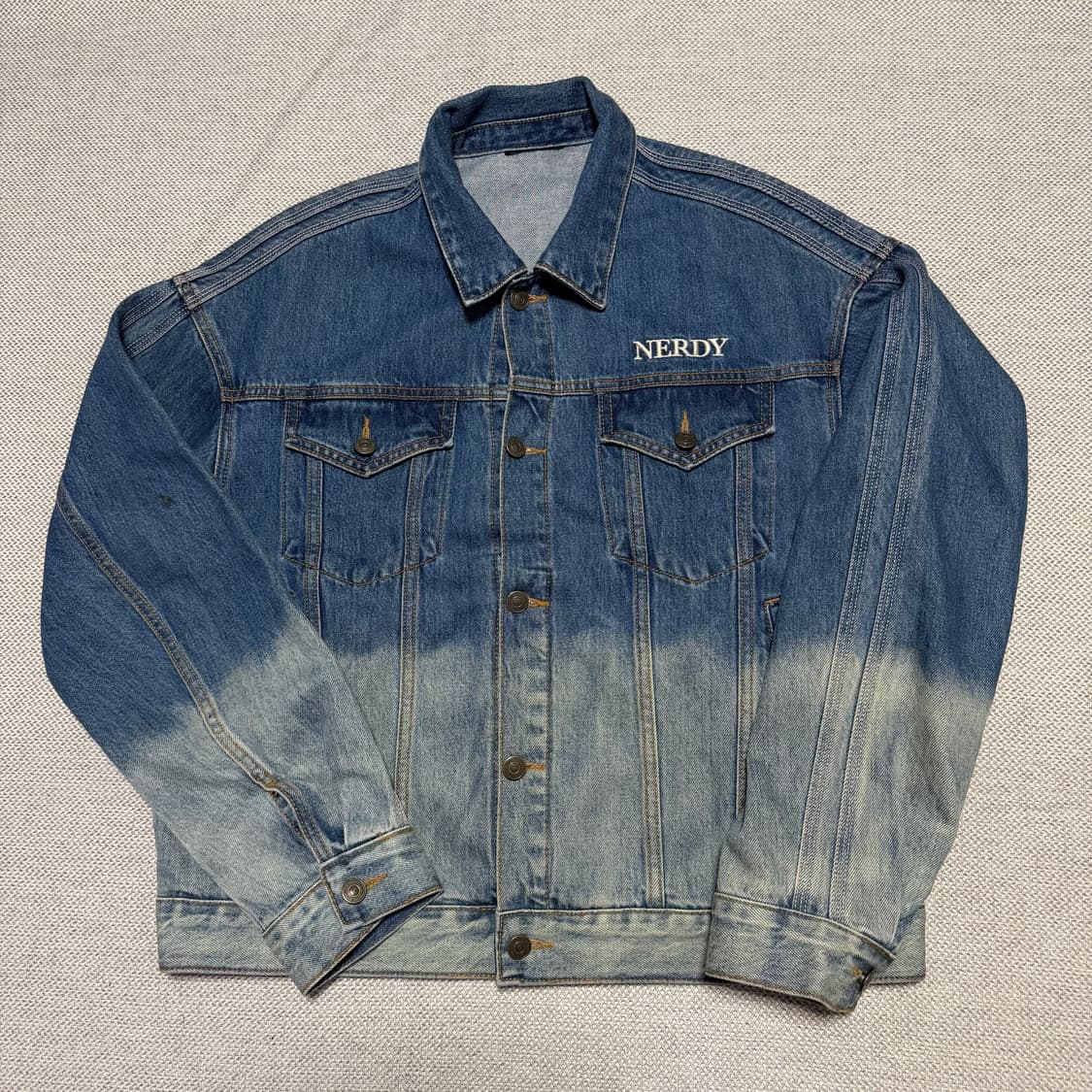 널디 NERDY 워싱 데님 트러커 자켓 상품이미지1