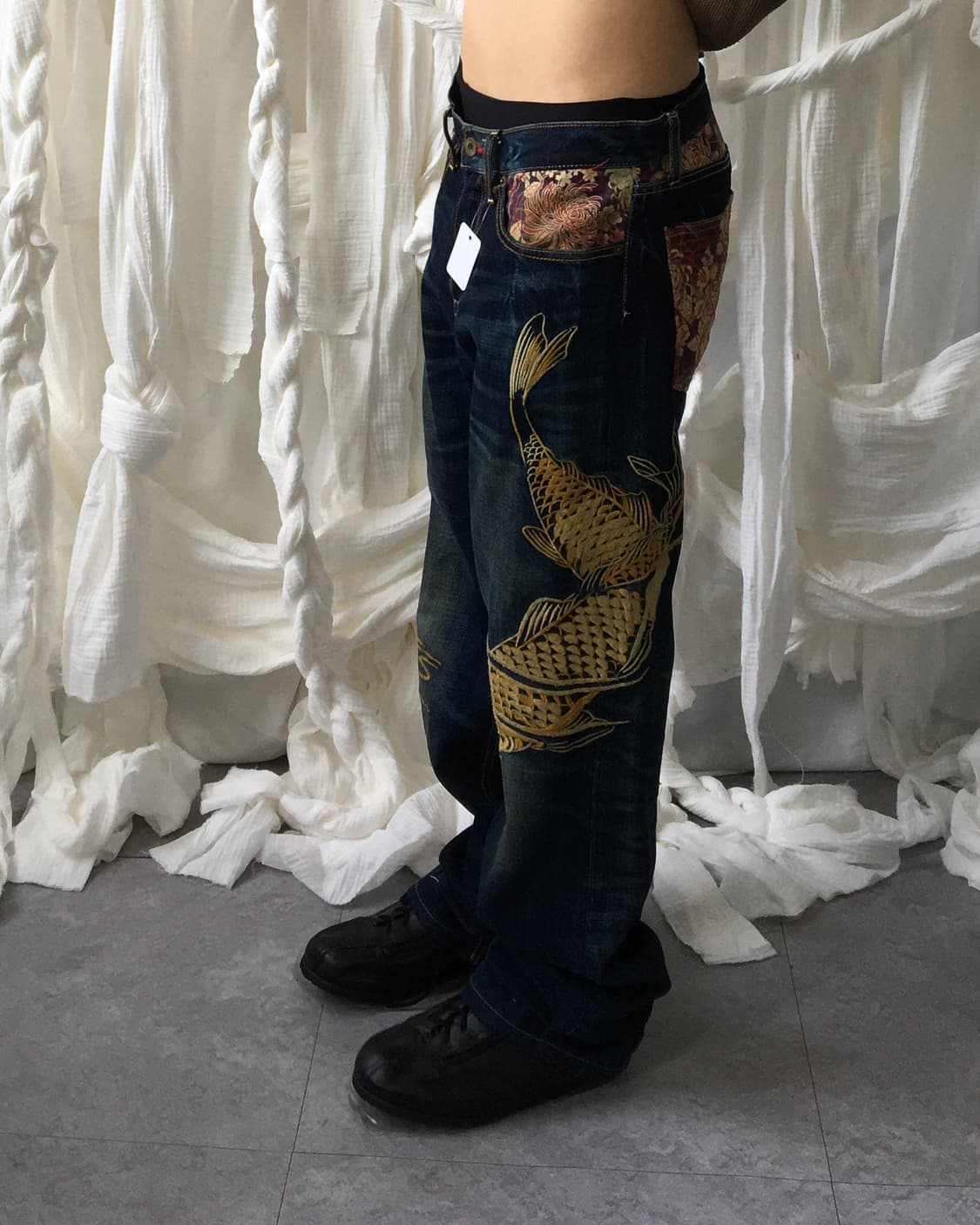 Oriental needle work denim pants 상품이미지10