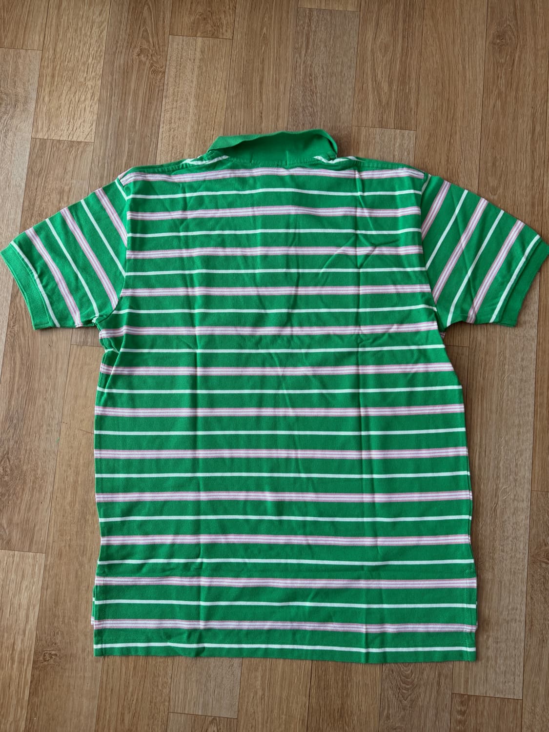 폴로 랄프로렌 스트라이프 반팔 카라티 그린 L 상품이미지2