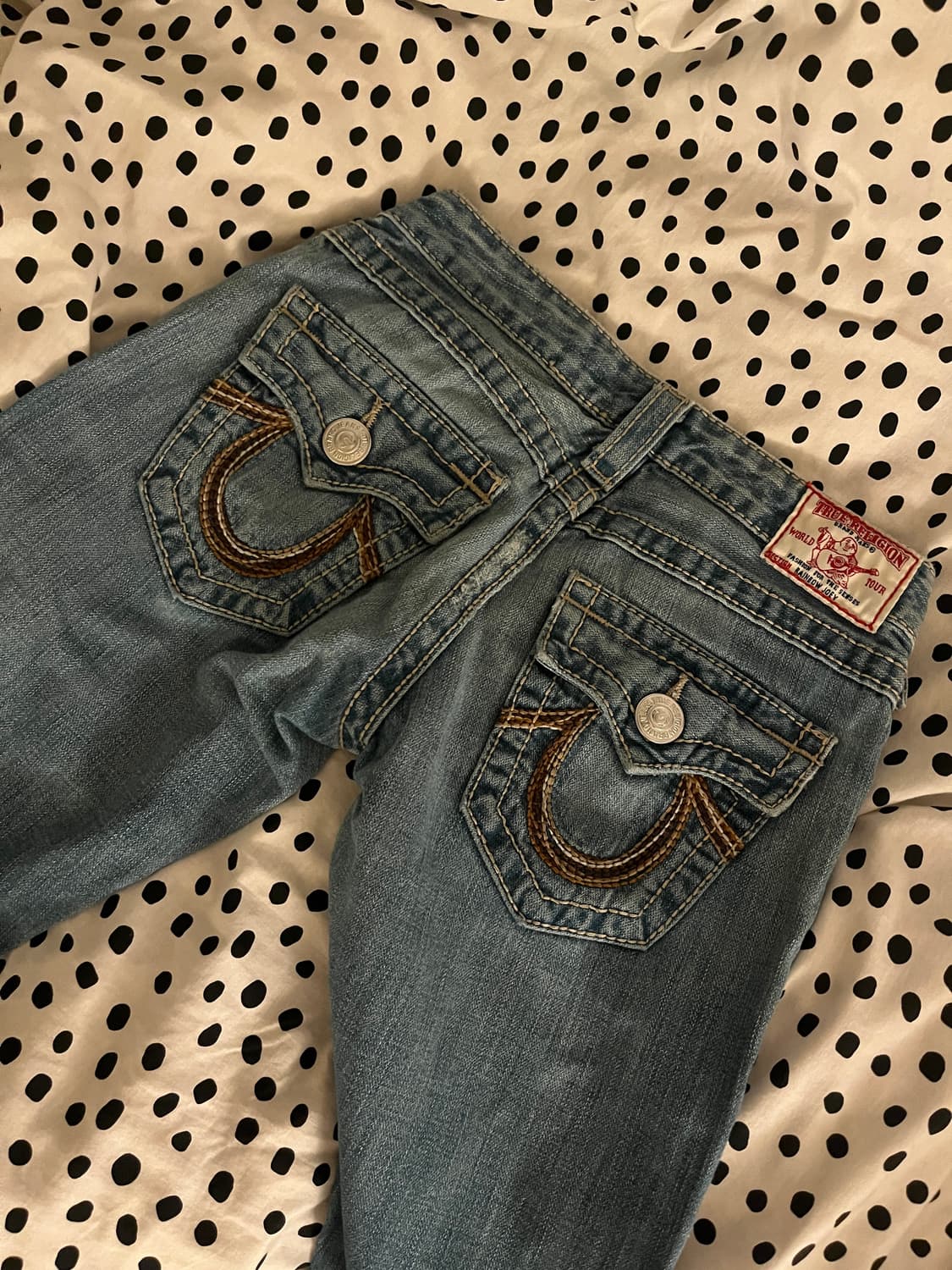 트루릴리전 부츠컷 로우라이즈 데님 팬츠 상품이미지2