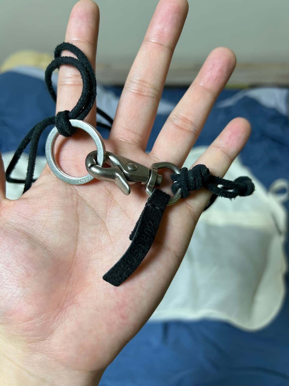 아워레가시 라돈 레더 키체인 블랙 상품이미지2