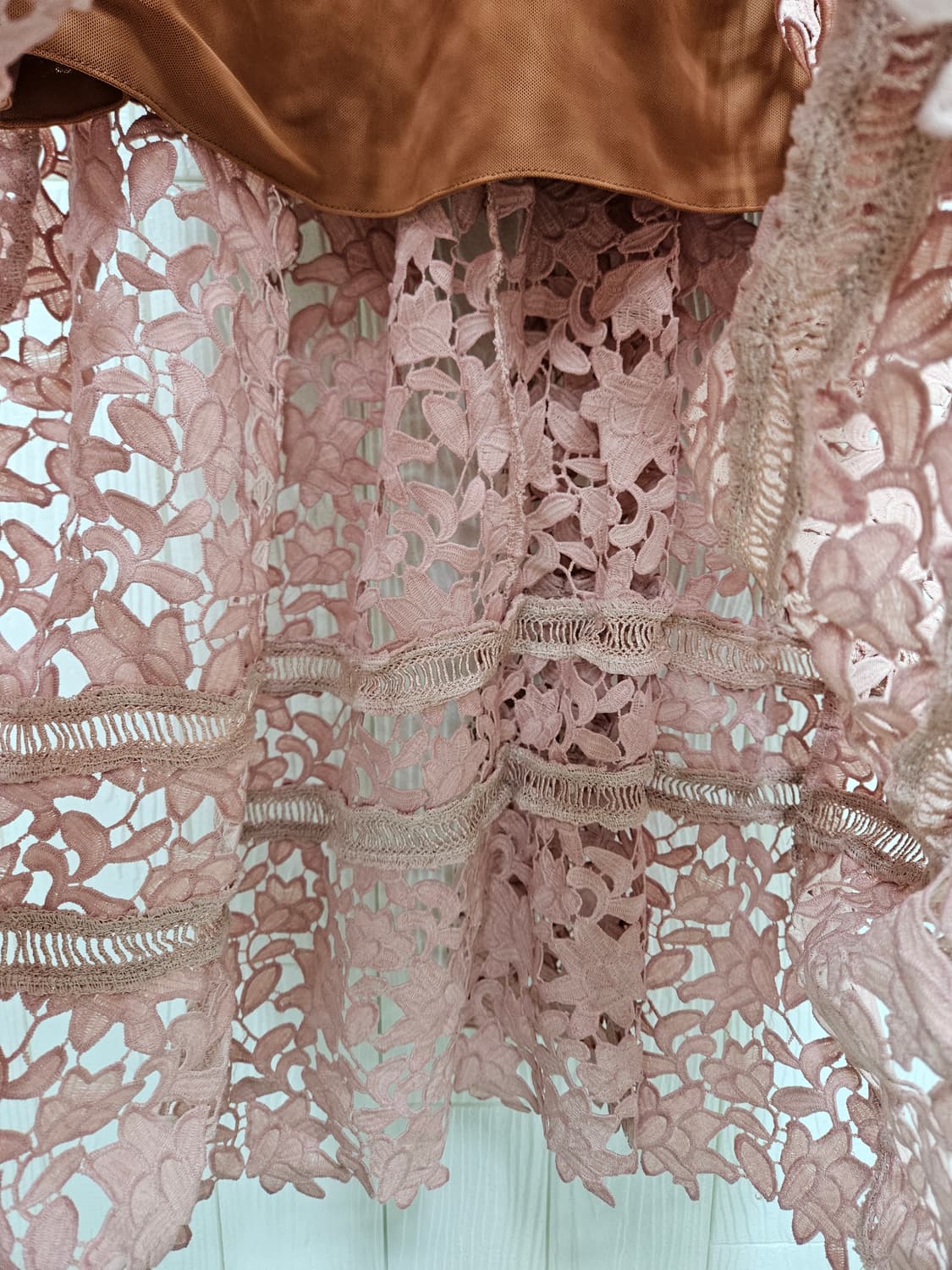 레이스뷔스티에 롱원피스 상품이미지3