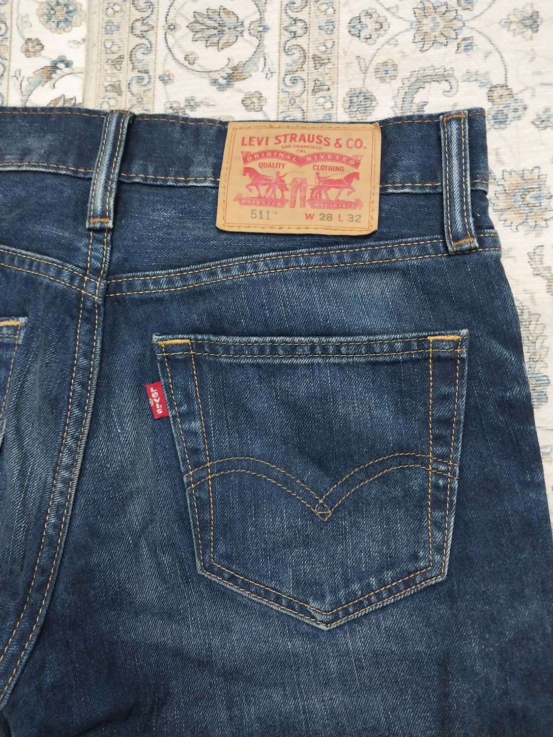 리바이스 511  진청 데님팬츠 28/32 상품이미지2