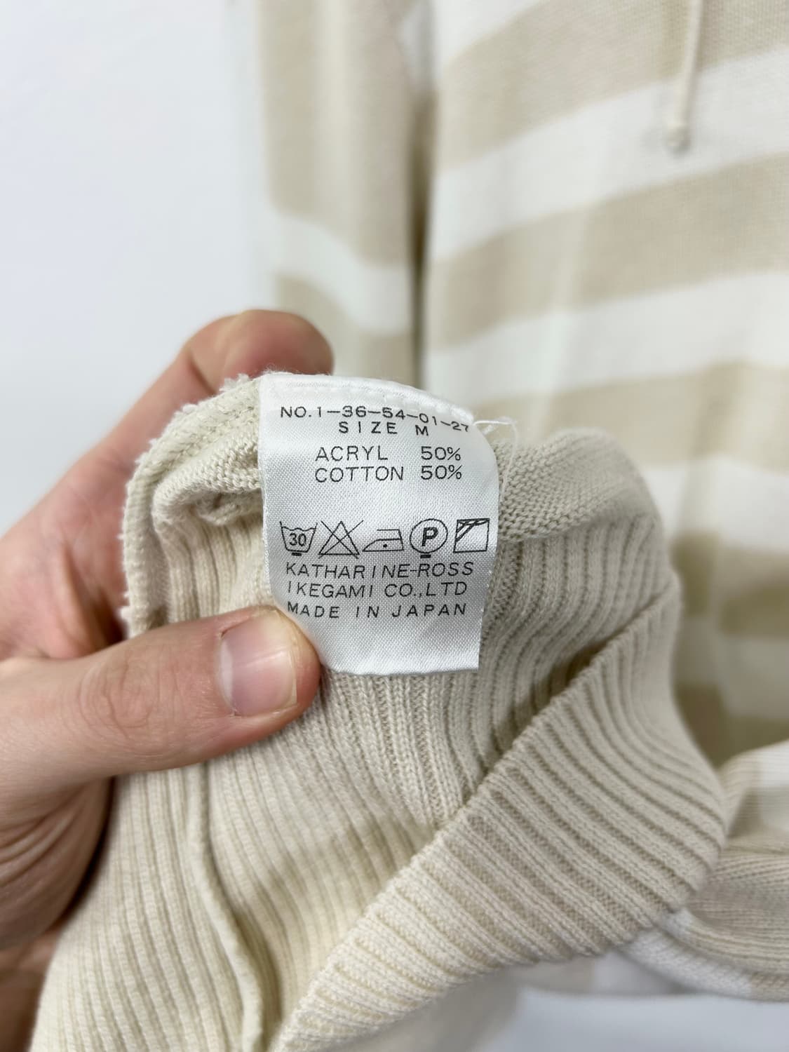 [KATHARINE ROSS] 갸루 y2k 로걀 스트라이프 후드 롱슬리브 상품이미지8