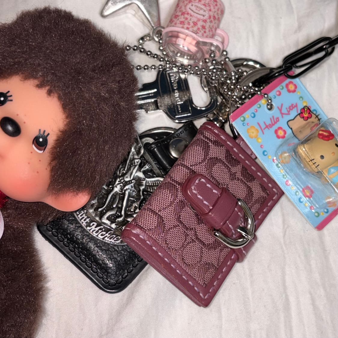 Coach frame keyring (cherry red) 상품이미지5