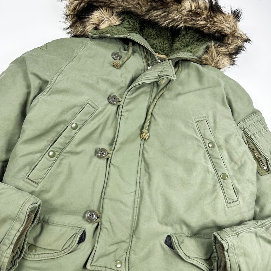 폴로 데님앤서플라이 클래식 N3B 야상 파카 M 상품이미지3