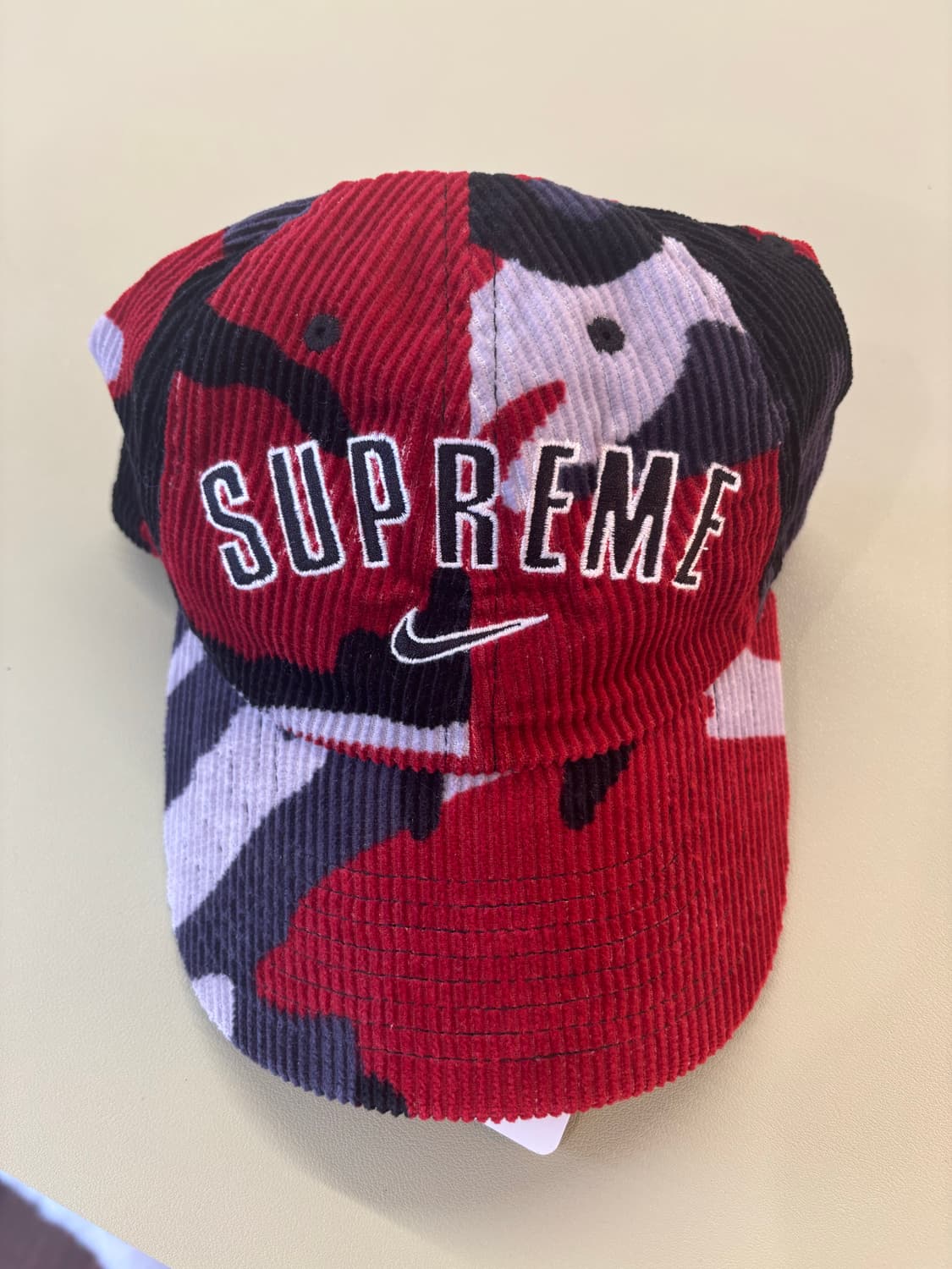 Supreme x nike coduroy ballcap redcamo 상품이미지1