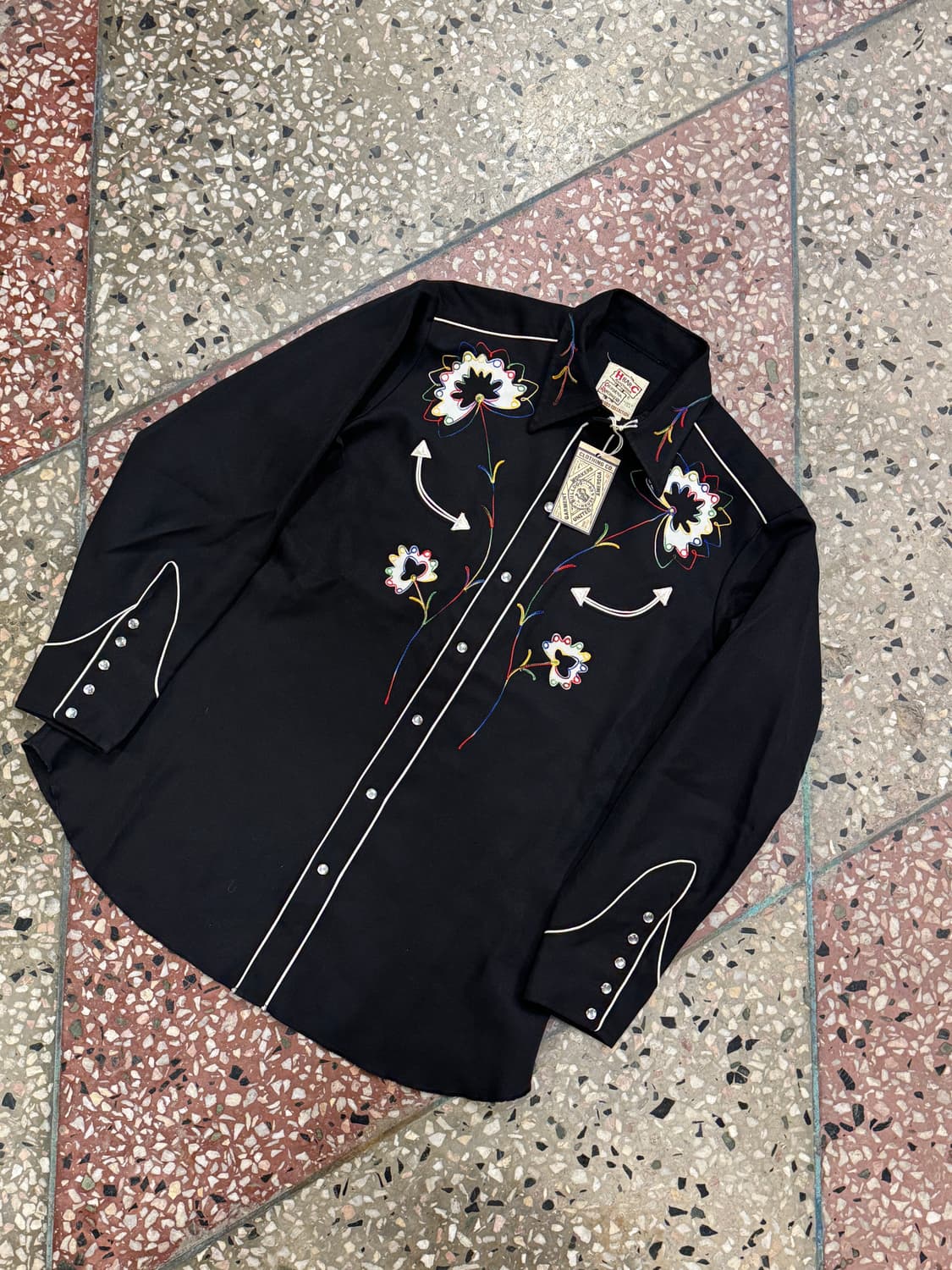 70s HBarC 웨스턴 셔츠 (42) 상품이미지2