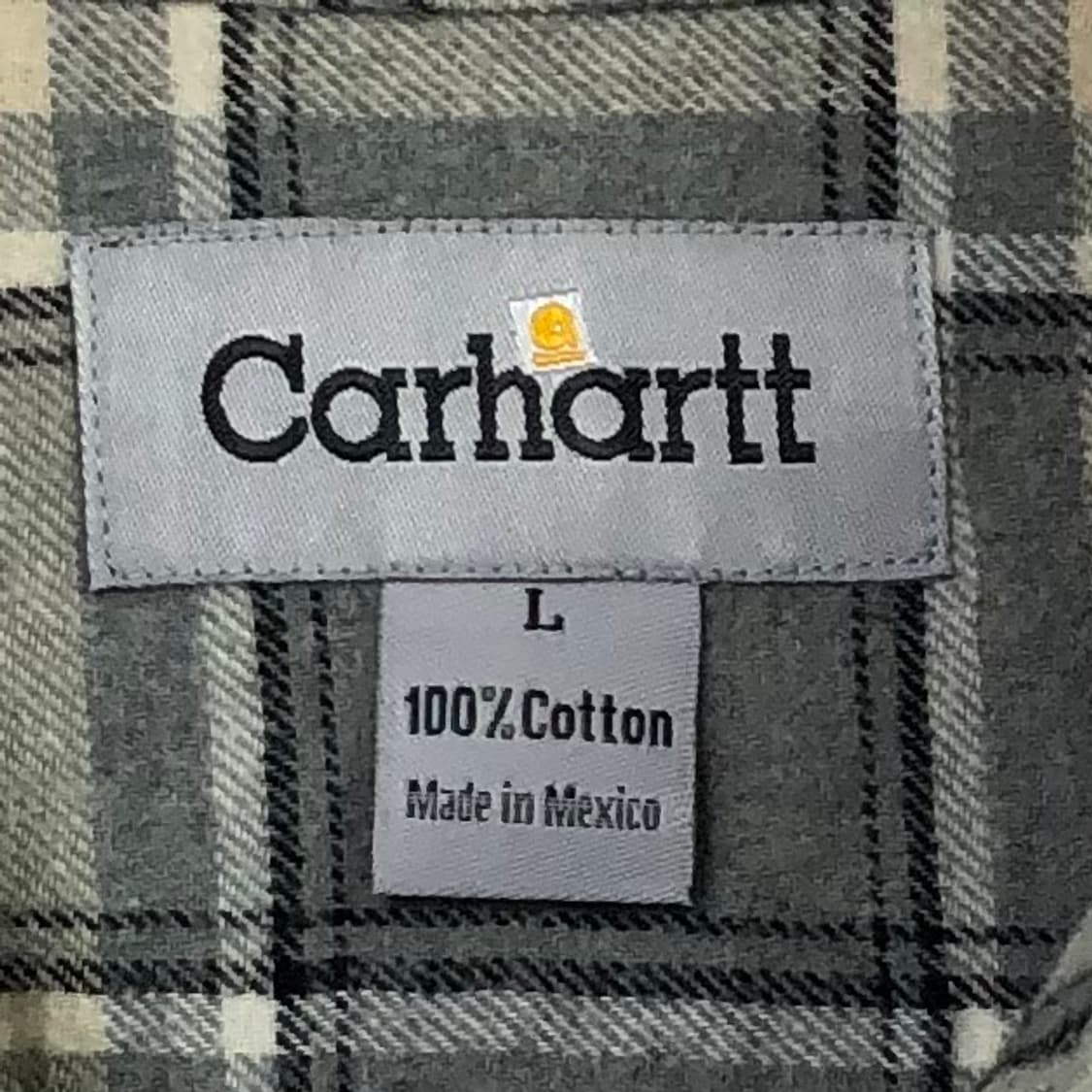 L 칼하트 체크 남방 상품이미지3