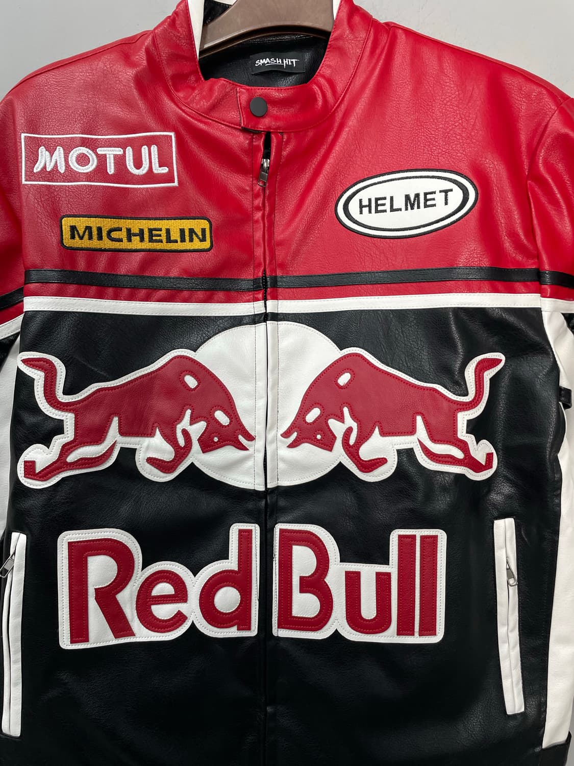 레드불 레이싱 가죽 자켓 H1382 상품이미지3