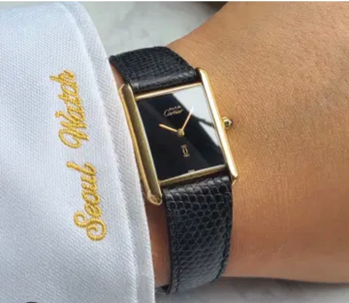 까르띠에 머스트 탱크 오닉스lm 상품이미지1