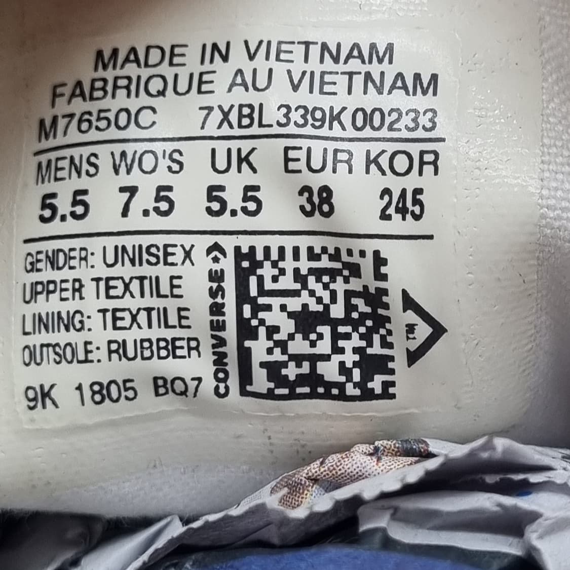 컨버스 척테일러 화이트 하이탑 245 상품이미지6