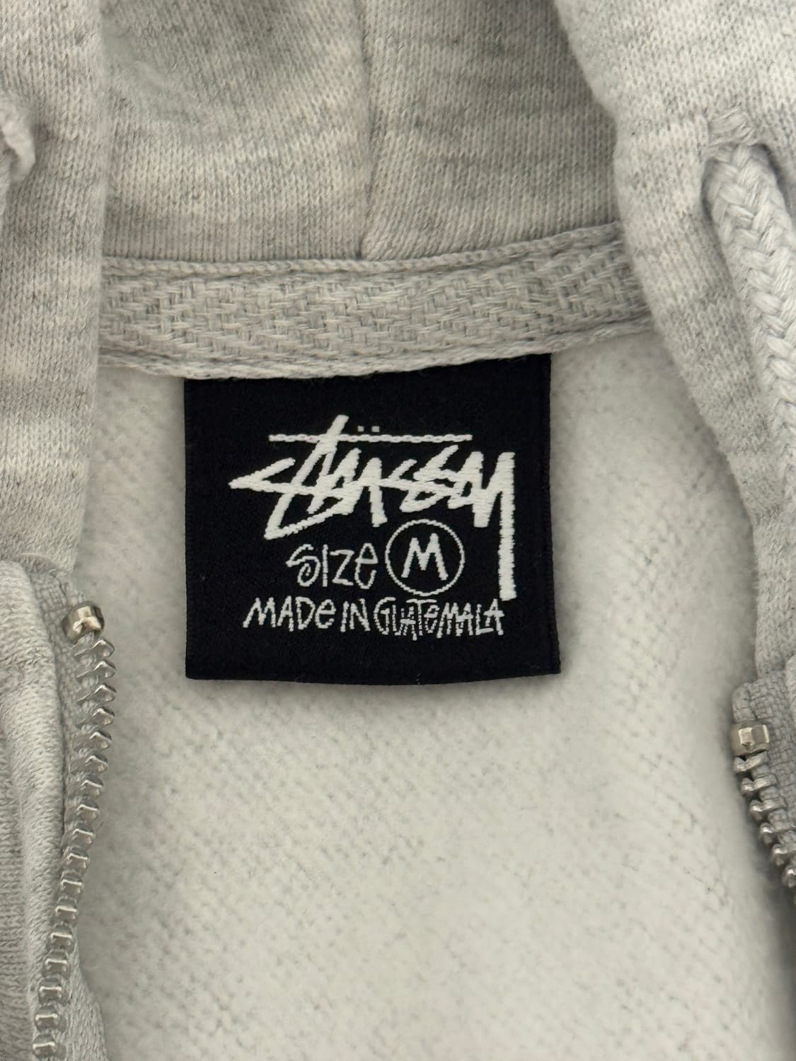 스투시 베이직 후드집업 애쉬헤더M 상품이미지2