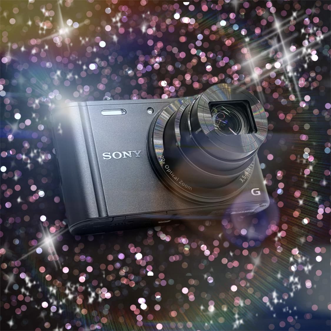 [하이엔드&뽀용!] 소니 사이버샷 DSC-WX300 블랙 디지털카메라 상품이미지1