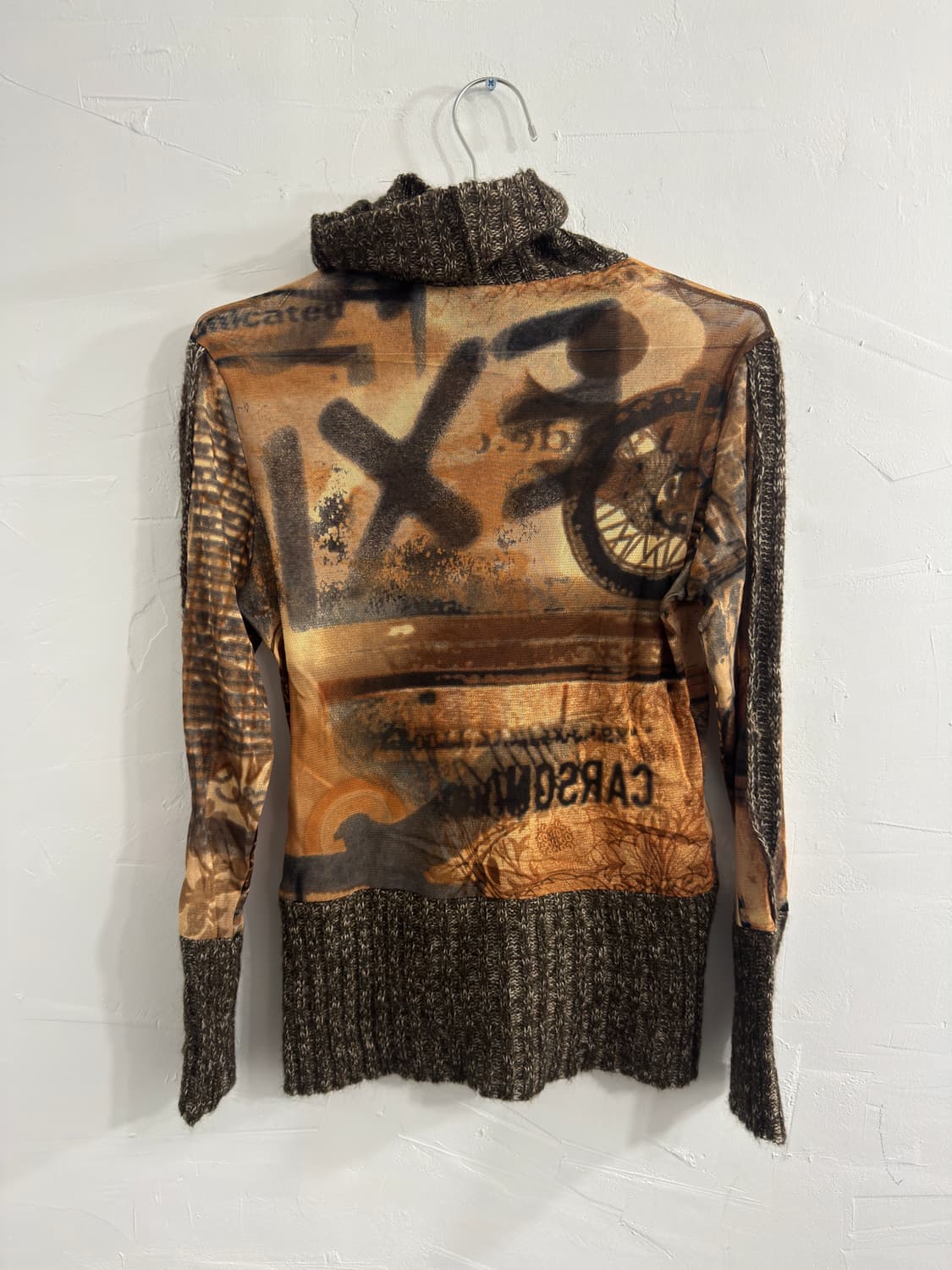 knit detail mesh top 상품이미지6