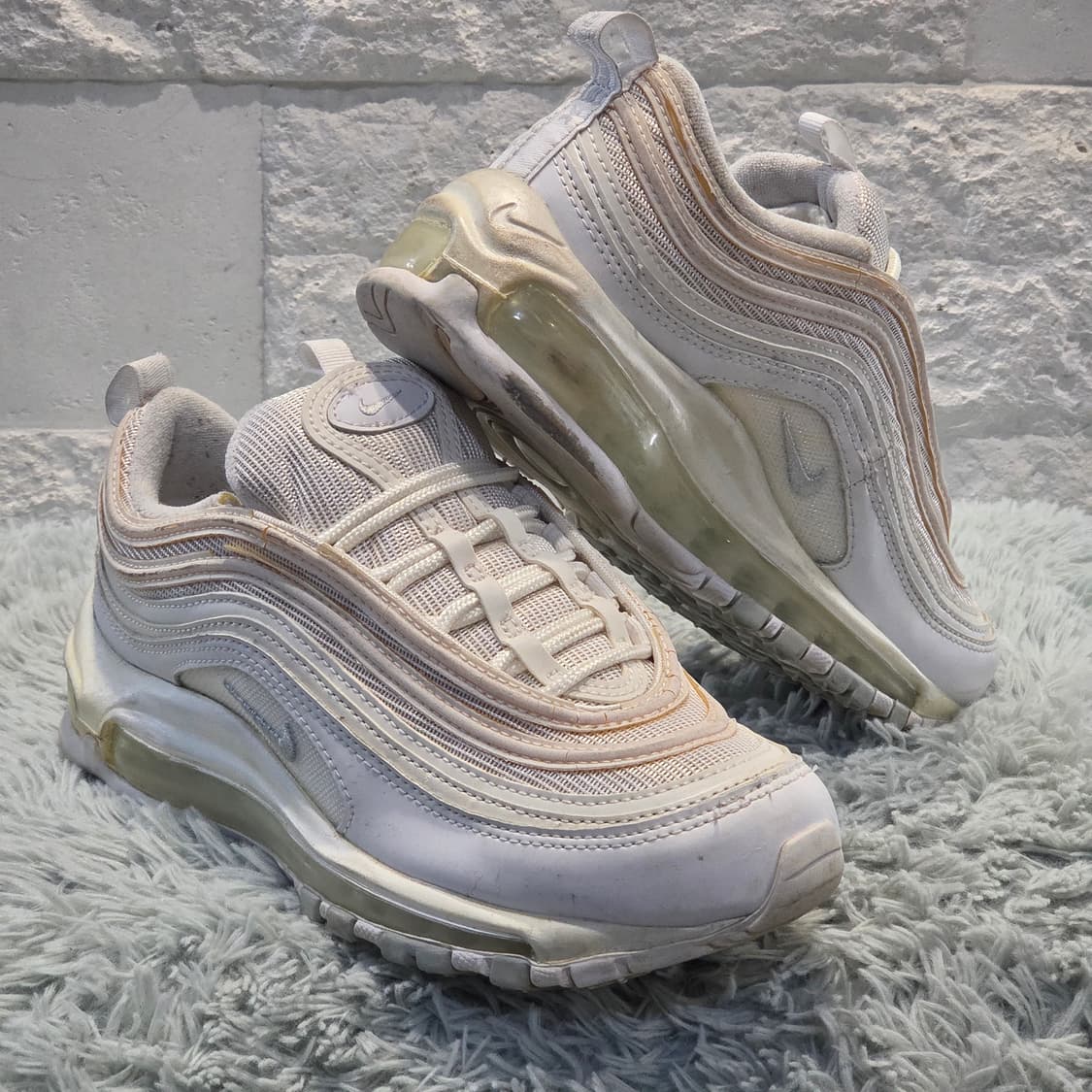 8q-26:나이키 에어맥스 97 화이트 (23.5cm) 상품이미지4