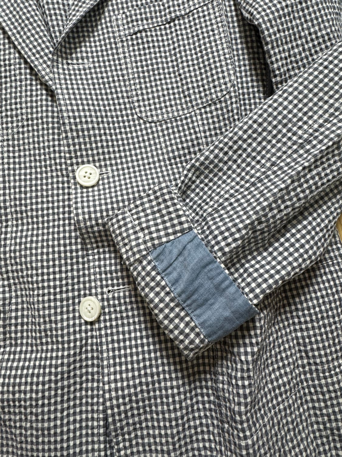 타임옴므 시어서커 싱글 자켓  상품이미지7