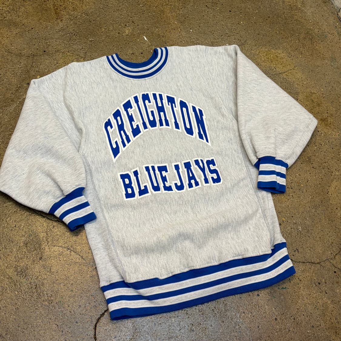 80s Made in USA 미국 빈티지 리버스위브 블루제이스 맨투맨 상품이미지2