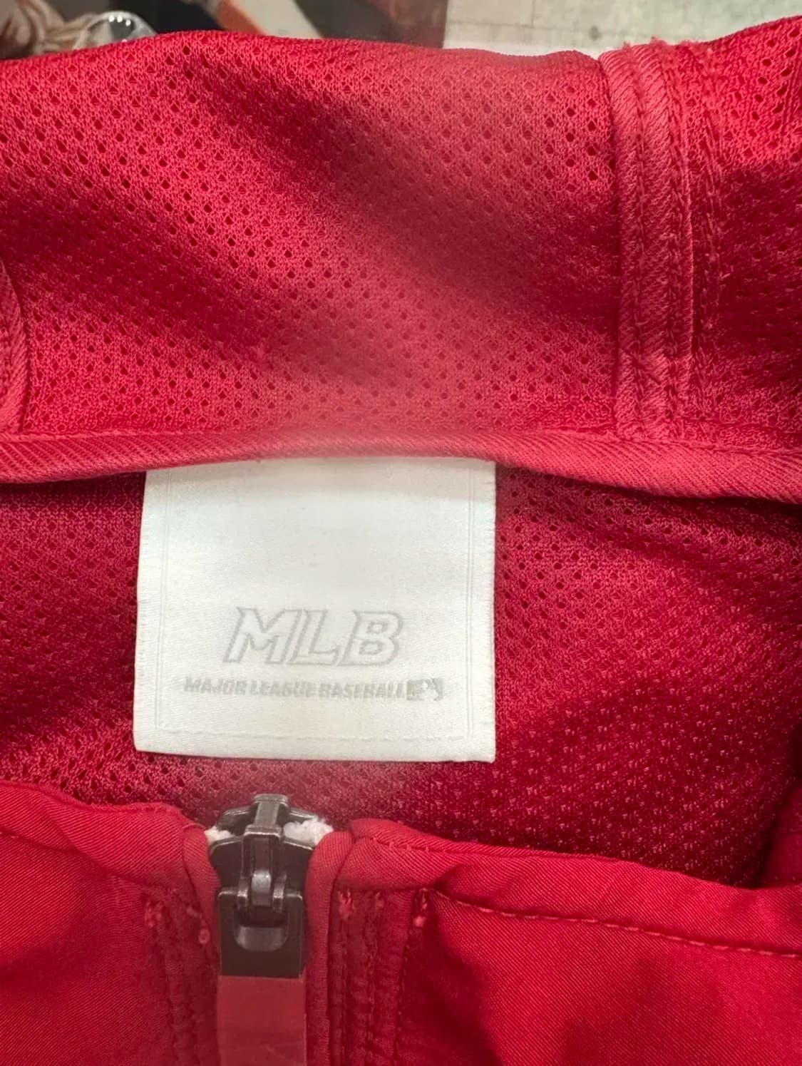 MLB LA 다저스 레드 후드 바람막이 점퍼 상품이미지7