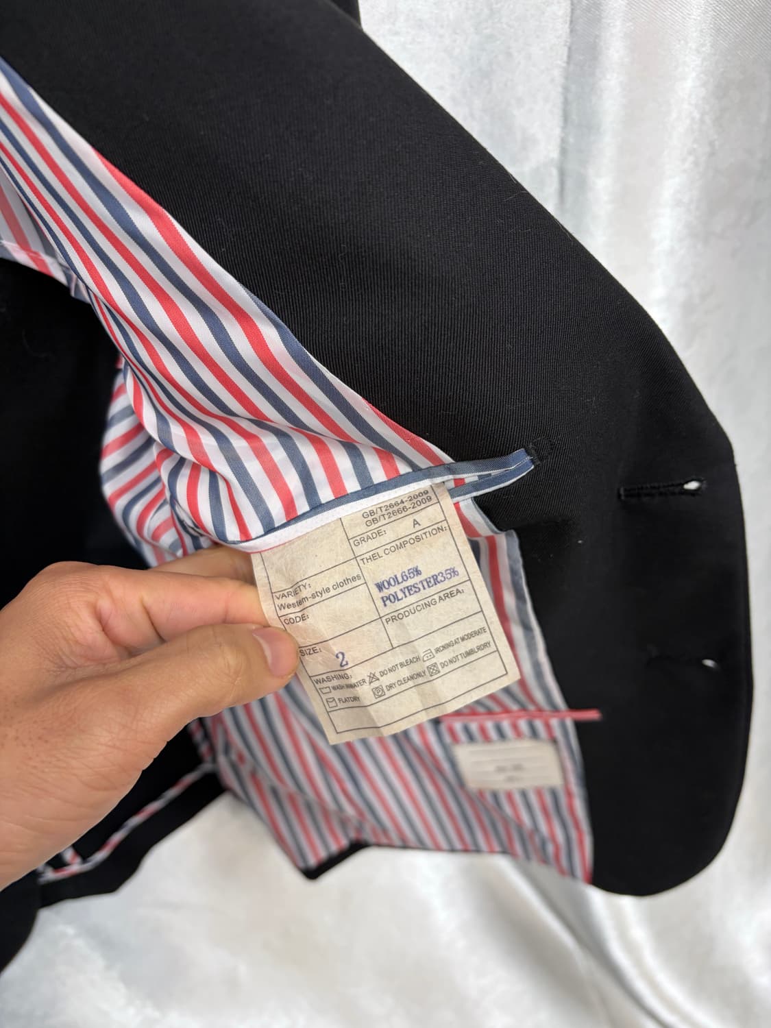 톰브라운 자켓 사이즈 남성90 여성95  상품이미지8