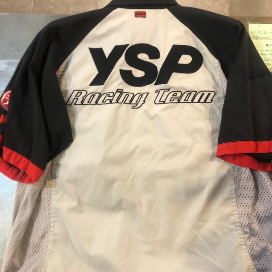 [NO.9] y2k 야마하 레이싱 워크셔츠 반팔 상품이미지4