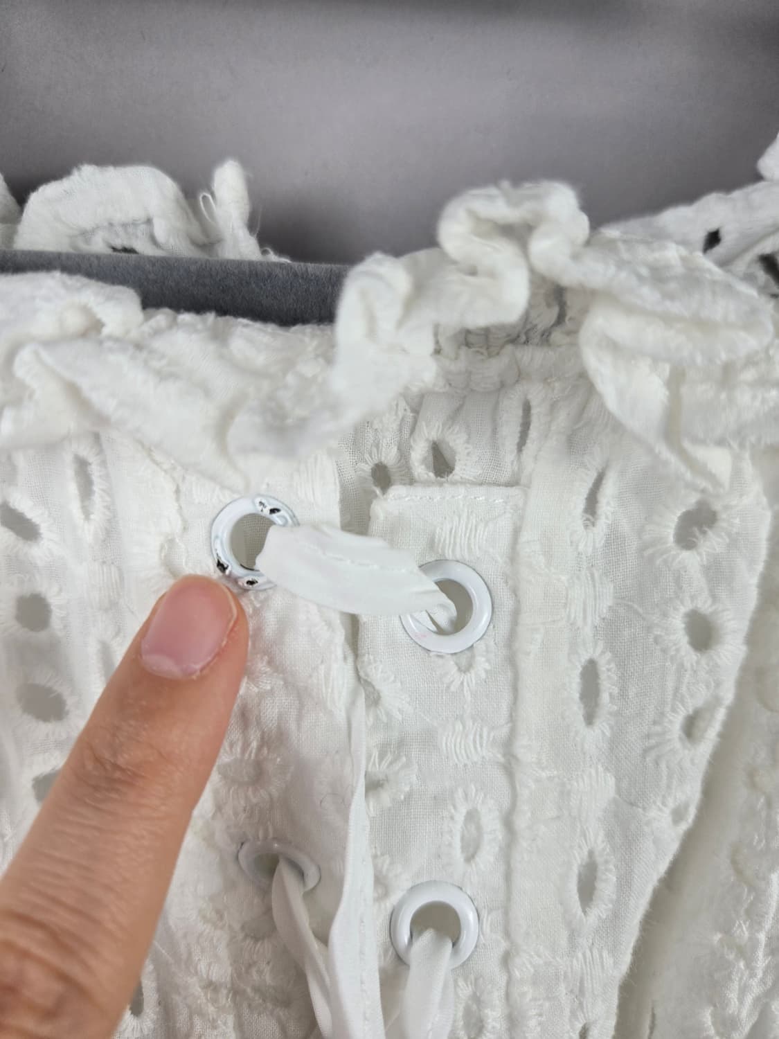 [무료배송]새상품 발리비키 F 여성 오프숄더 레이스 코르셋 미니 원피스 상품이미지5