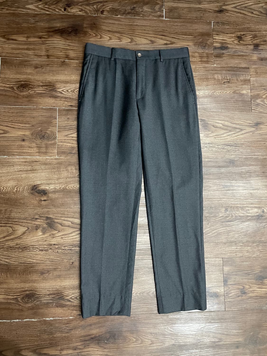 폴로 이태리산 울 트라우저 팬츠 슬랙스 챠콜 상품이미지1