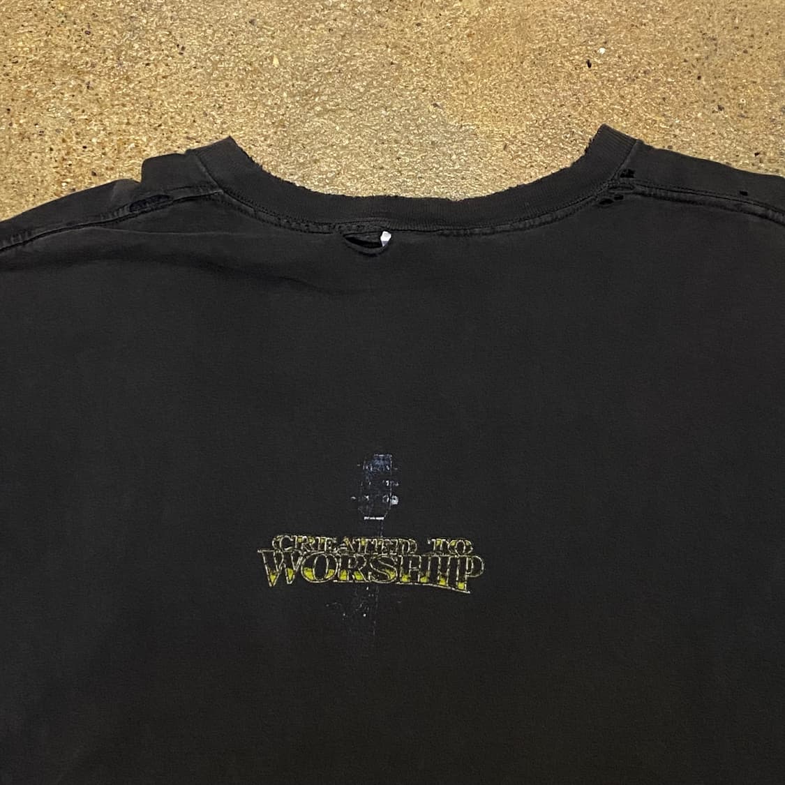 미국 빈티지 크리에이트 투 워십 CREATED TO WARSHIP 락티 상품이미지8