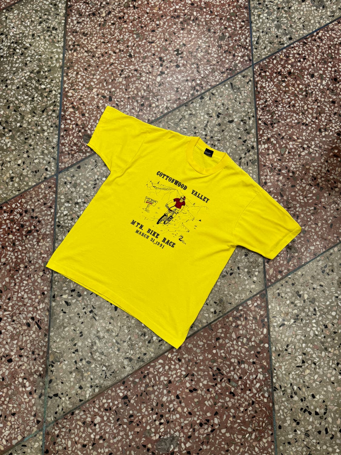 90s 스크린스타 MTN bike race 티셔츠 (XL) 상품이미지2
