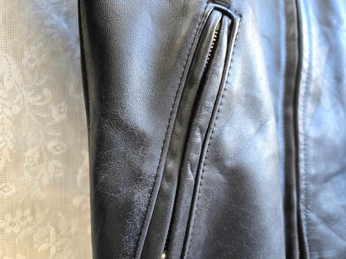 schott 쇼트 싱글 라이더 가죽자켓 (made in usa) 상품이미지5