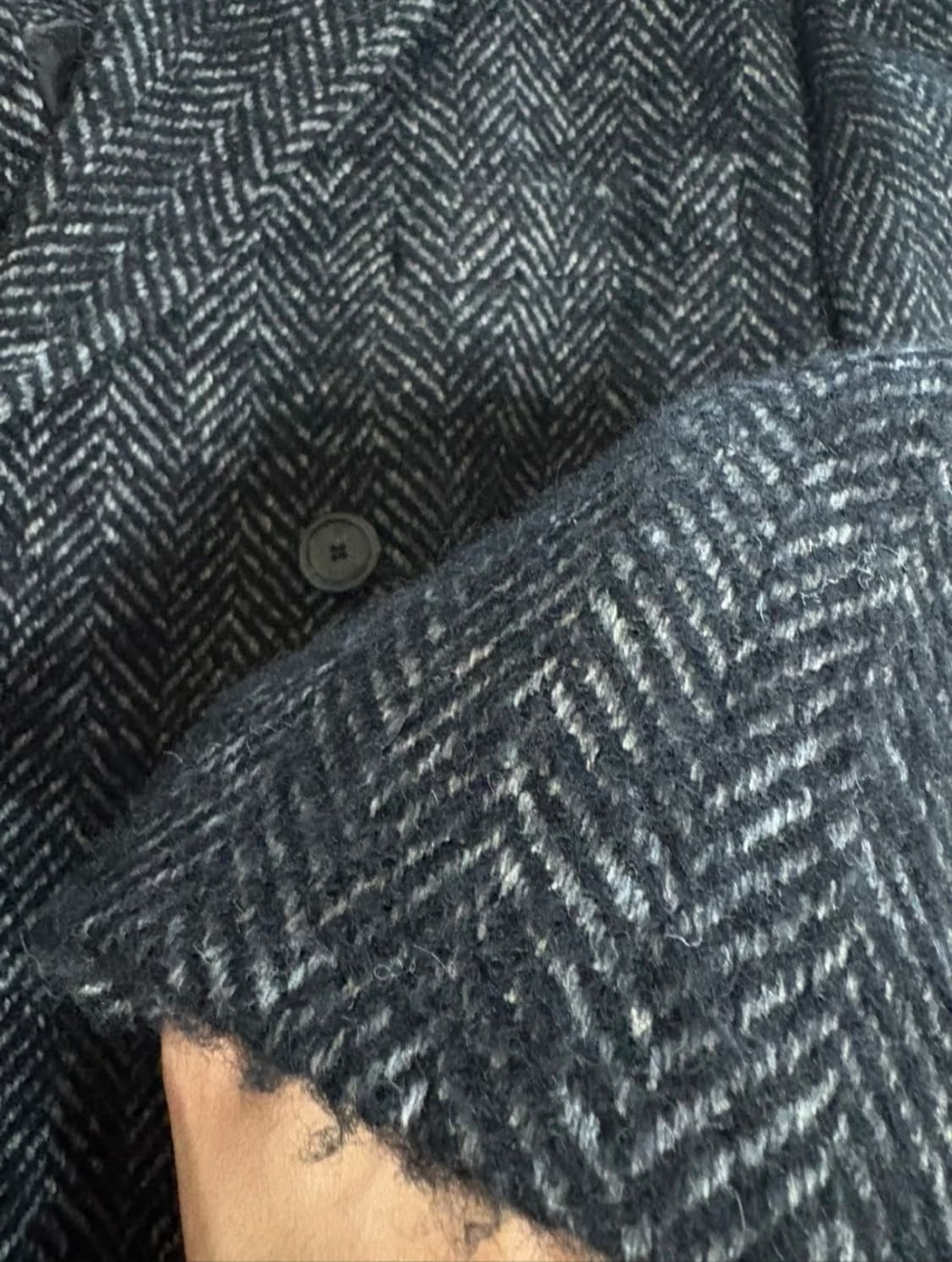 마시모두띠남성헤링본코트 상품이미지6