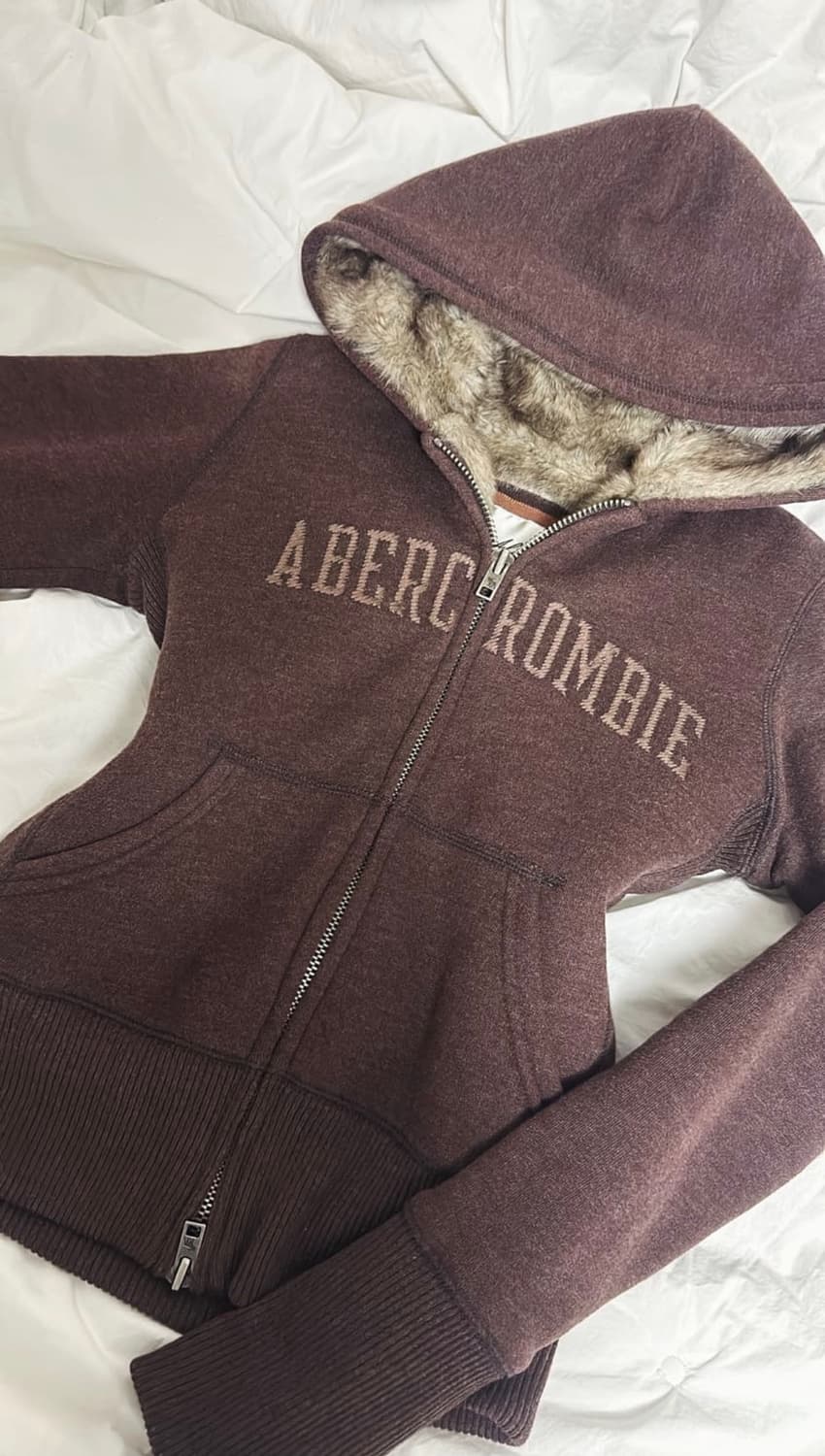 아베크롬비 후드집업 브라운 양도 상품이미지1