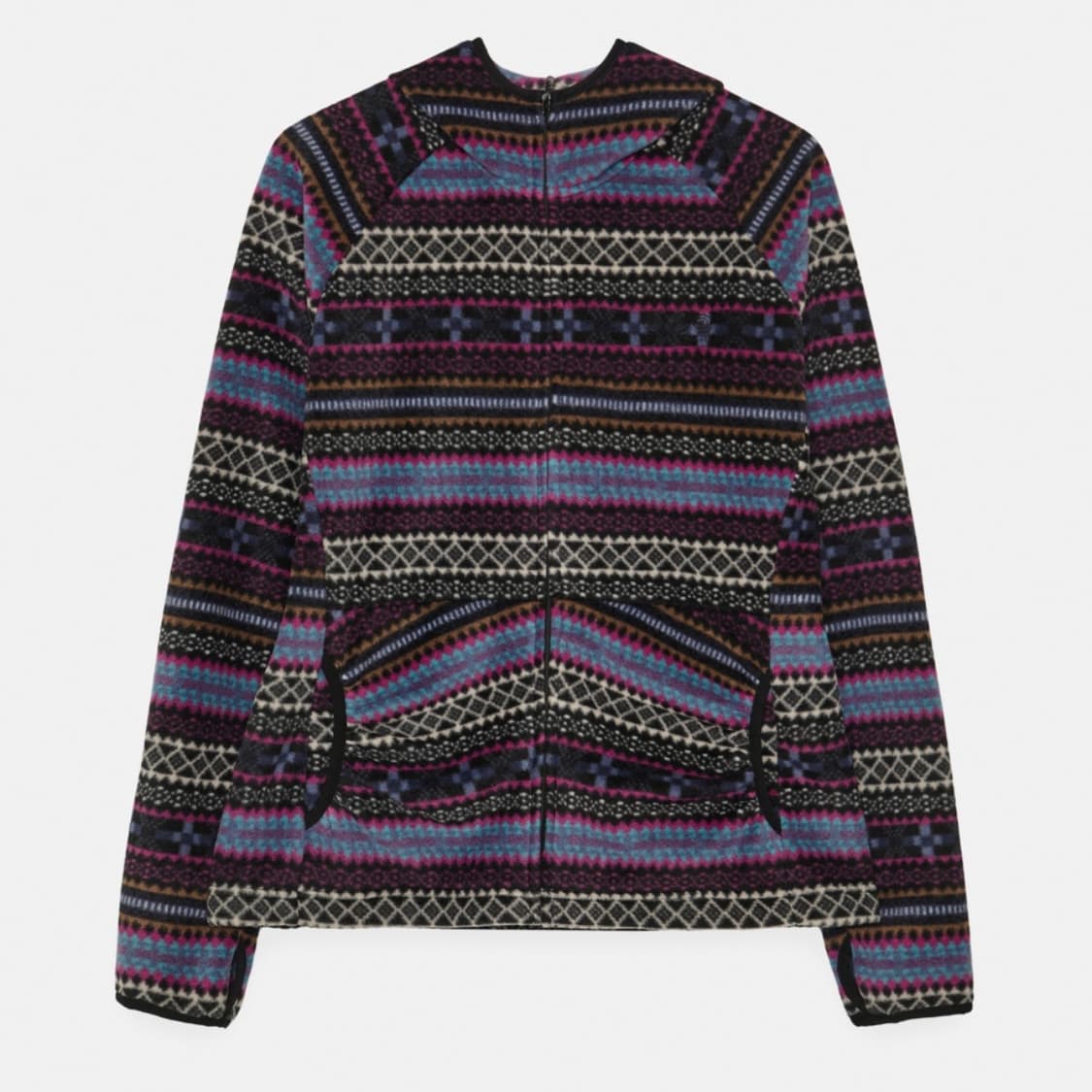 셔링 포켓 플리스 집업 후디 (Multi) 상품이미지1