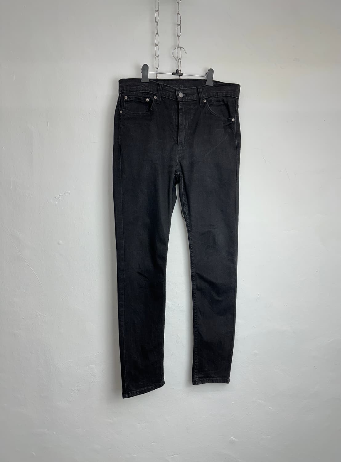 Levi’s 510 Slim Fit Black Denim Jeans 상품이미지4