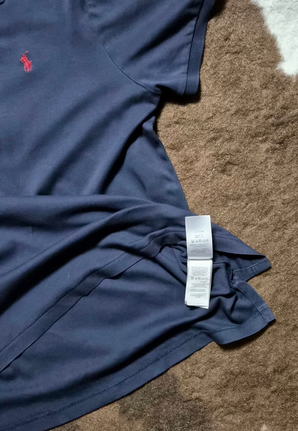폴로 랄프로렌 남성용 반팔 피켓 셔츠(XL) 상품이미지7