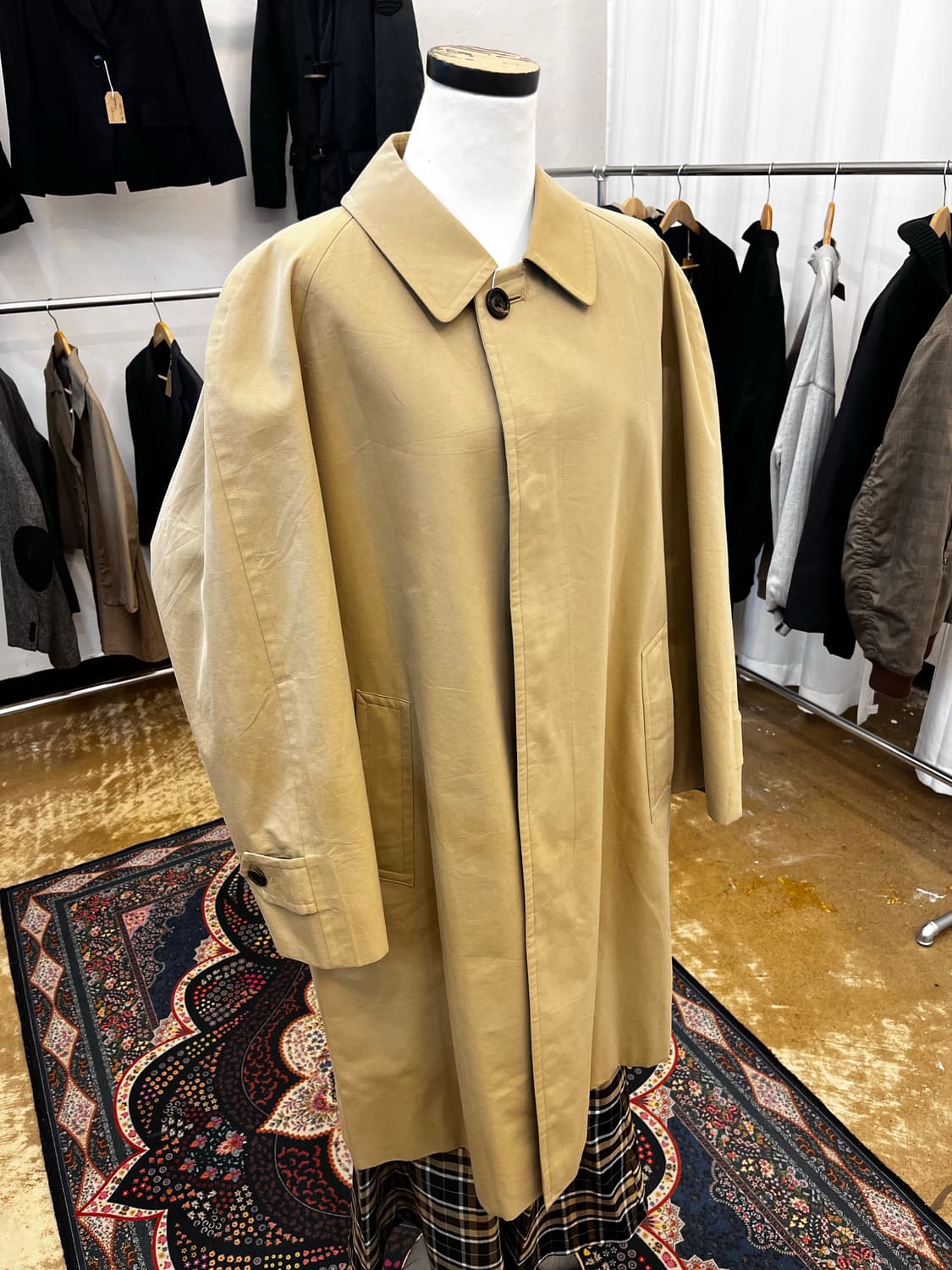 버버리 싱글 코트 상품이미지1