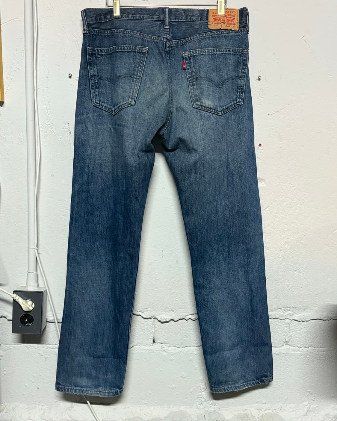 리바이스 505 레귤러핏 데님 팬츠 36 상품이미지4