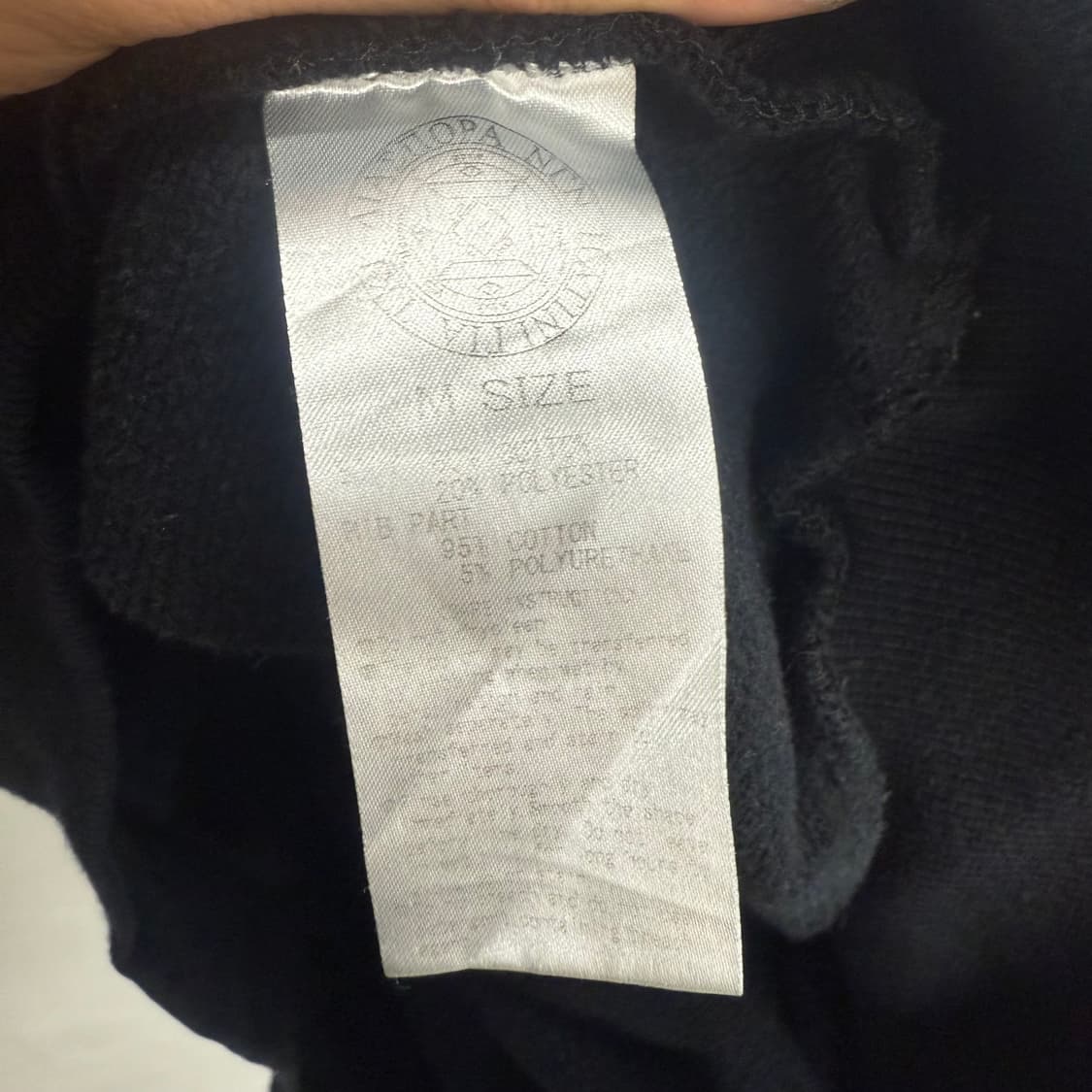 Diaspora 디아스포라 jpn 스몰 로고 블랙 후드티 M 상품이미지3