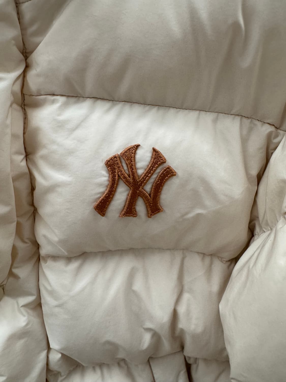 MLB 엠엘비 숏패딩 크림 상품이미지2