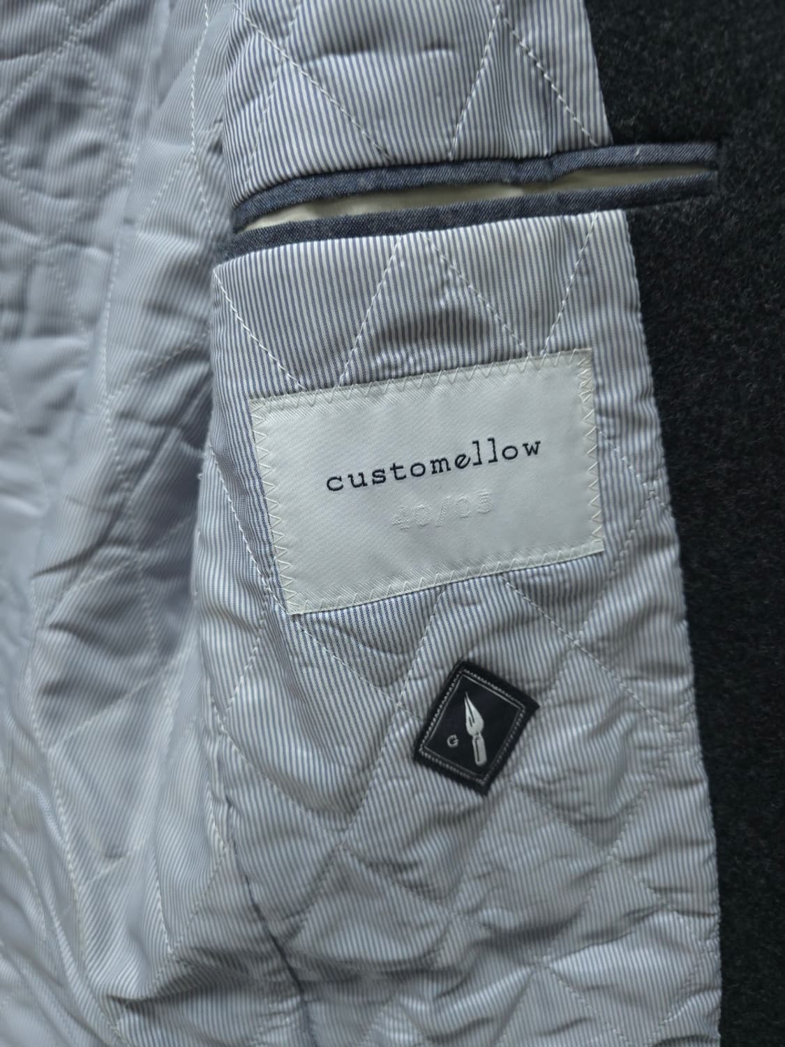 커스텀 멜로우 챠콜그레이 모직 블레이져 (95~100) 상품이미지5