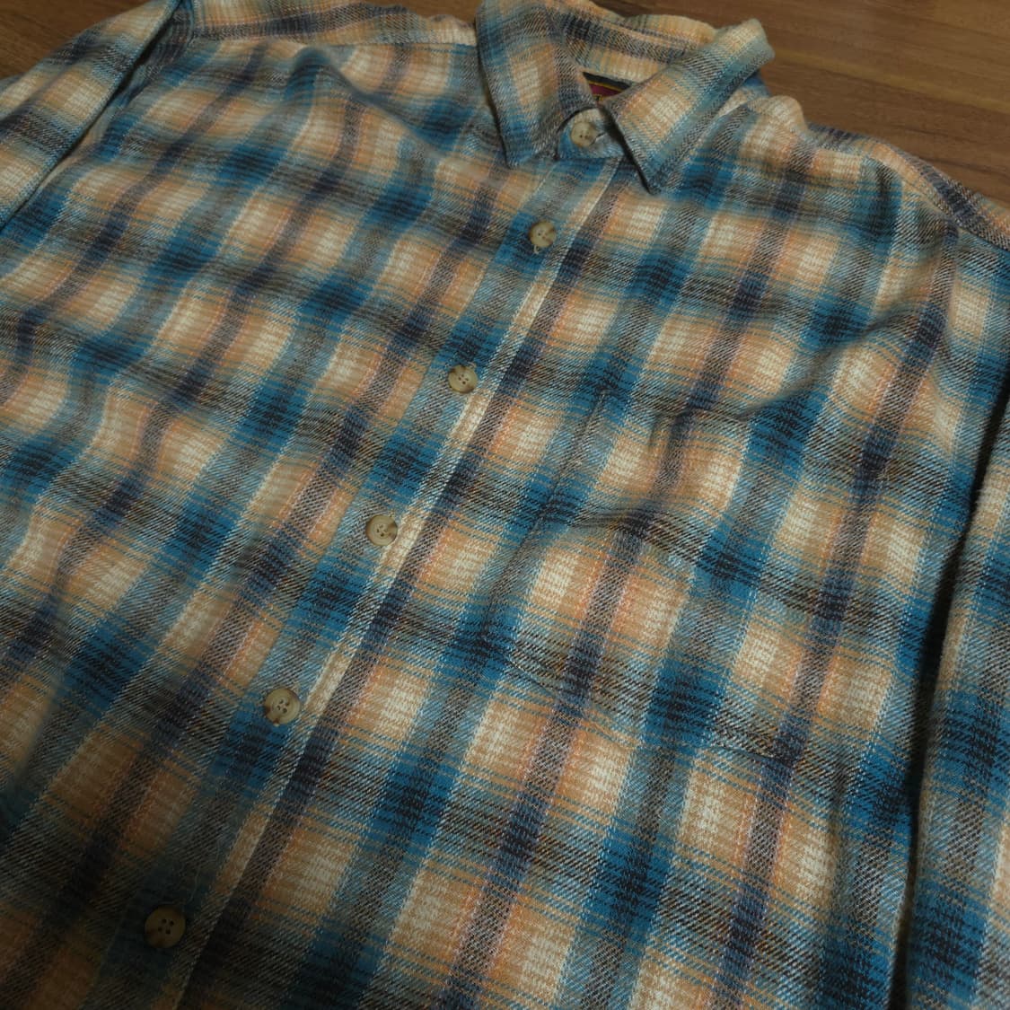 [2XL]빈티지 플란넬 셔츠 세인트미카엘 상품이미지2