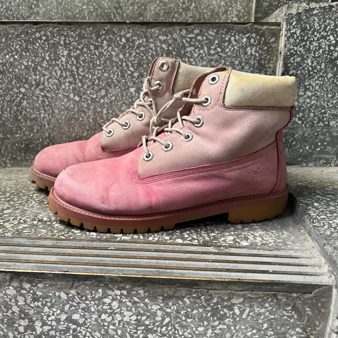 팀버랜드 6인치 클래식 프리미엄 핑크 부츠 상품이미지2