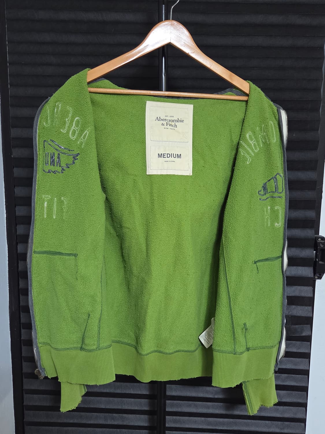 (래퍼 양홍원 착용) [아베크롬비] 후드집업 | 00017 상품이미지6