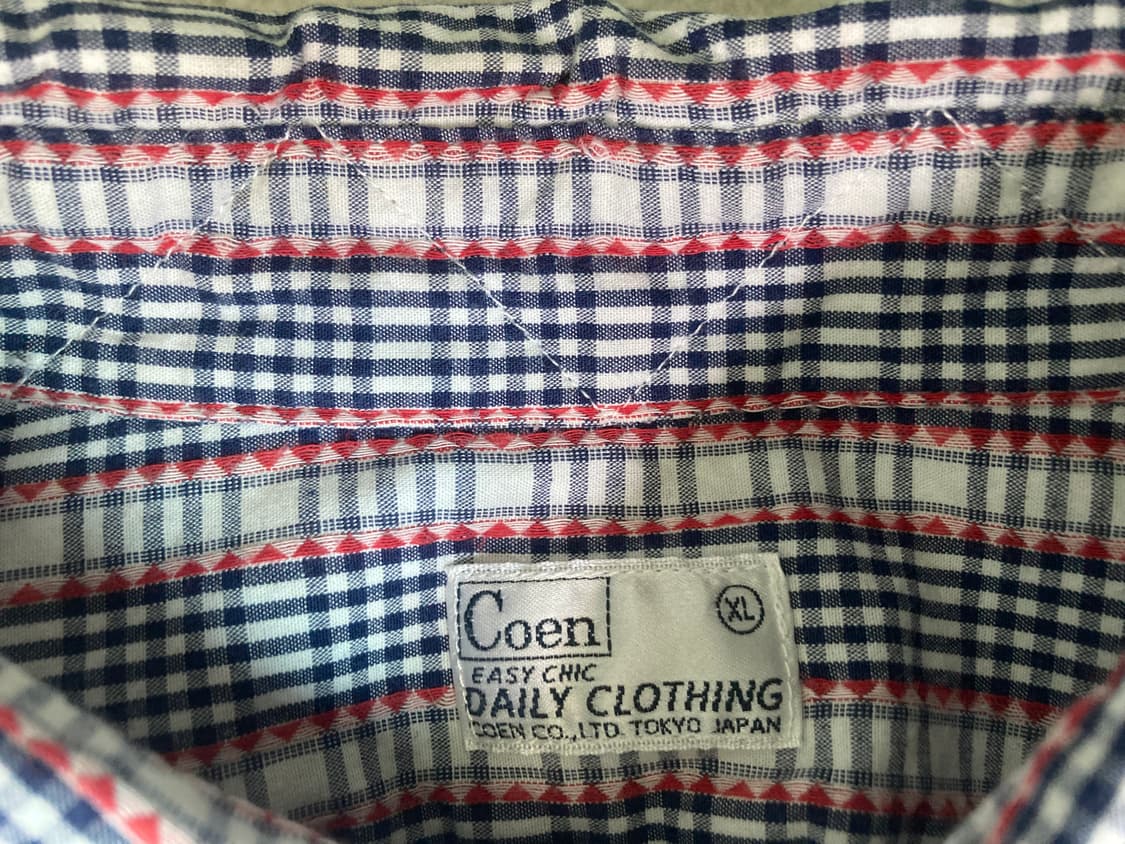 coen 반팔 체크 셔츠 상품이미지9